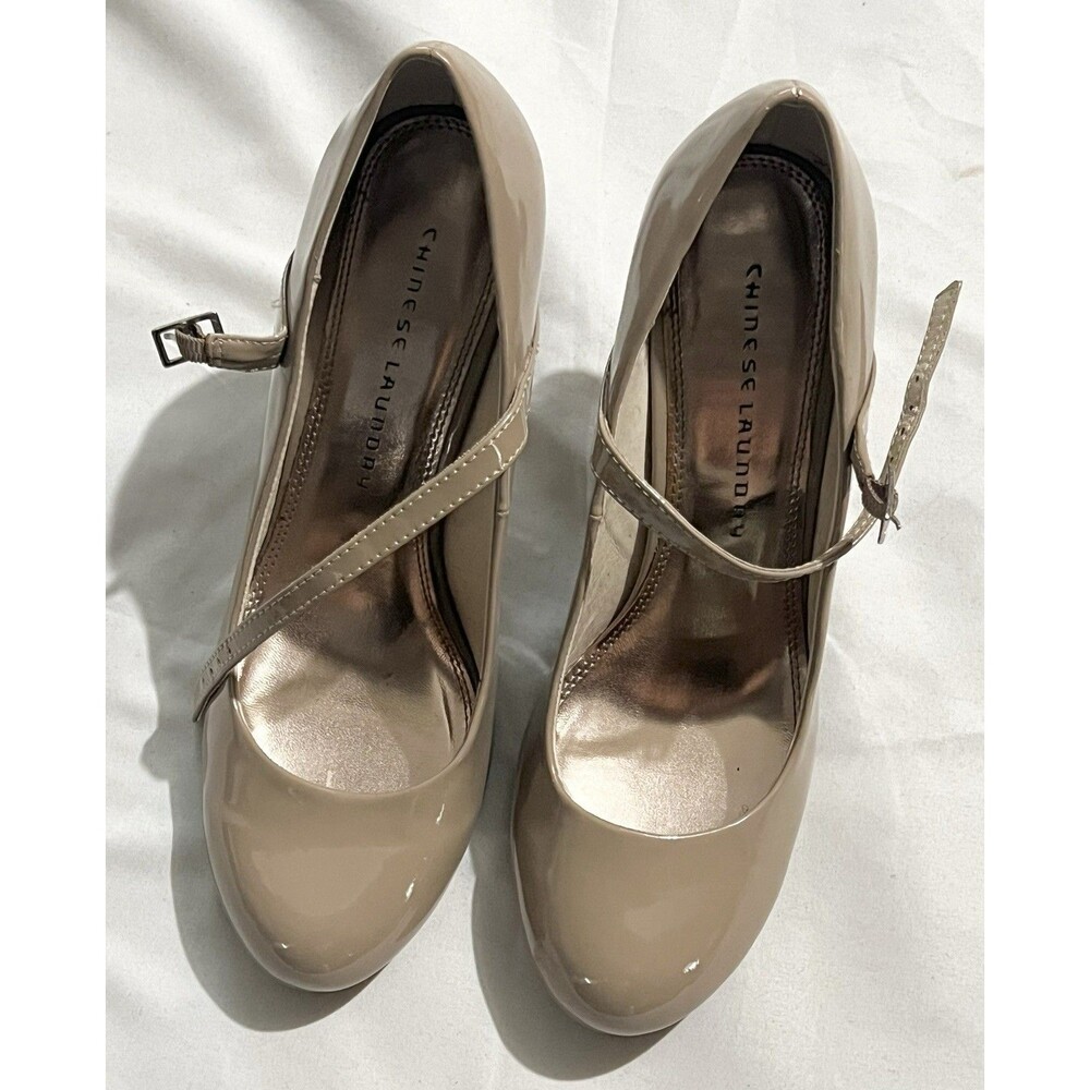 Chinese Laundry Women’s Heel Ankle Strap Pumps Size 10